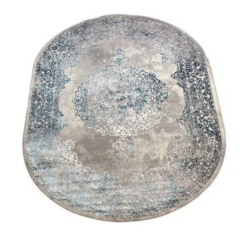 Melisa 5782C L.Grey/P.Turguoise Овал