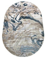 Bella D007A Cream Shirink/Blue Fdy Овал