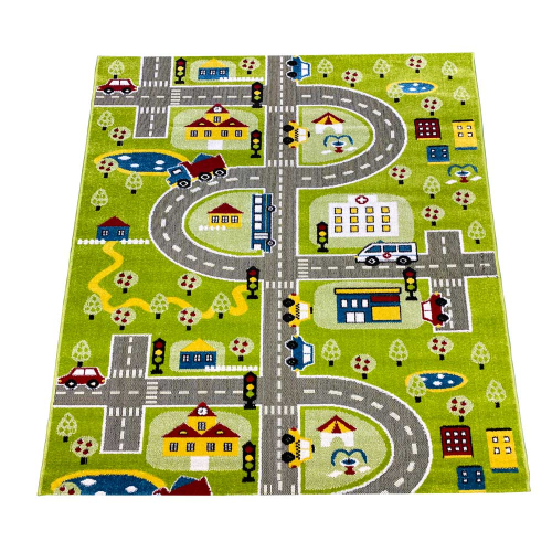 Play Rugs D591А Green/Cream Прямоугольник