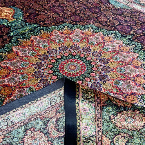 Qum Sadeghnejad 138 Navy Blue Прямоугольник