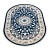 Delina A050B D.Blue/Cream Овал